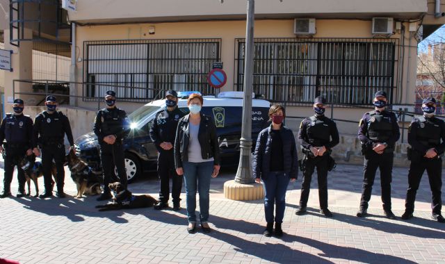 Presentado el nuevo vehículo para la Unidad Canina de la Policía Local de Jumilla