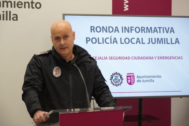 La Policía Local de Jumilla informa sobre las actuaciones destacadas de los últimos días